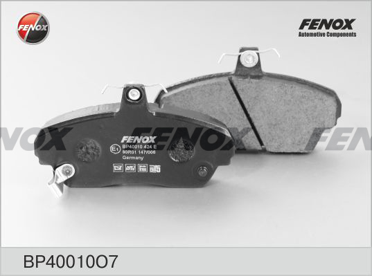 FENOX BP40010O7 Колодки тормозные ГАЗ 3302/3102/3110/31105/2705/3221